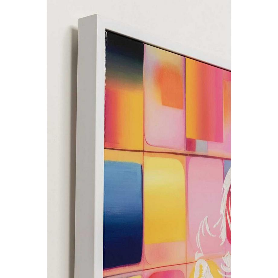 KARE Design Leinwandbild Diva Pixel 120x90  