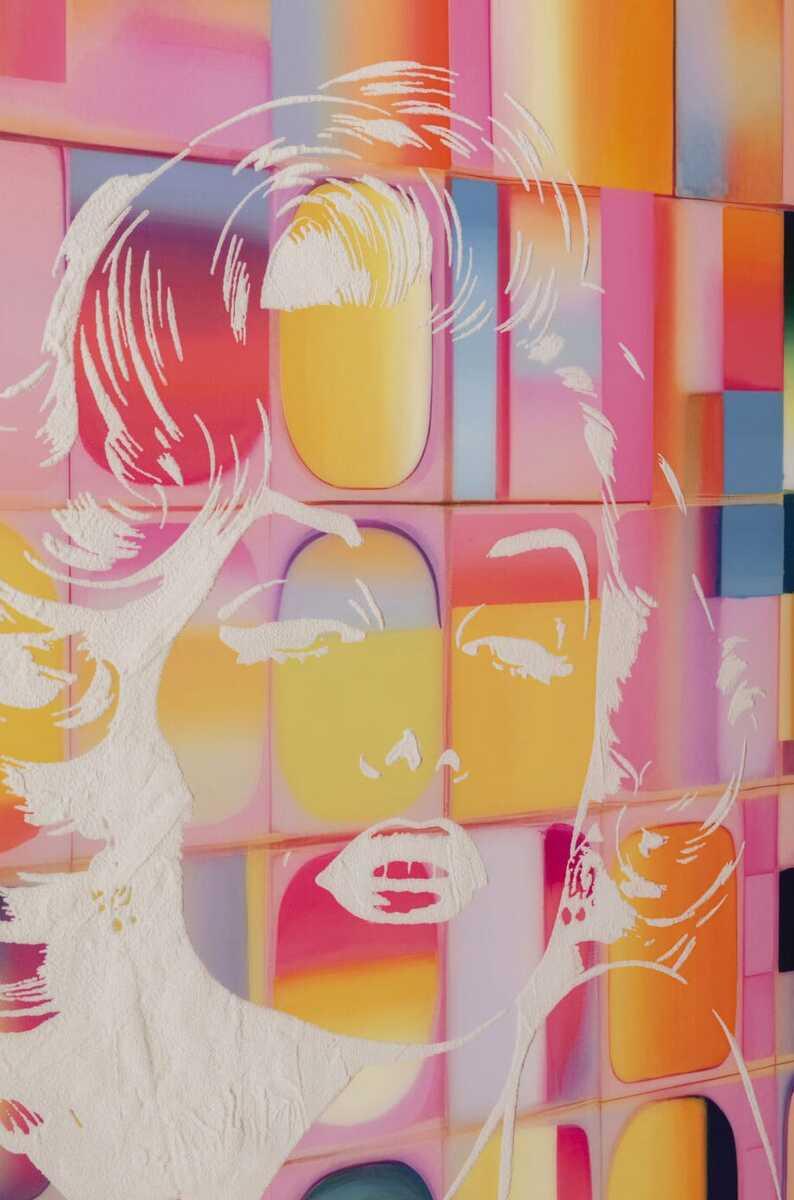 KARE Design Quadro su tela Diva Pixel 120x90  