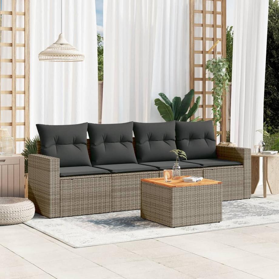 VidaXL Garten sofagarnitur poly-rattan  