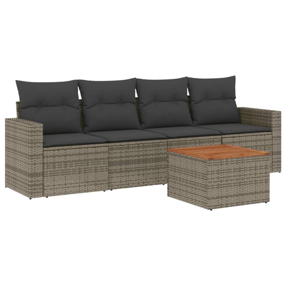 Garten sofagarnitur poly-rattan