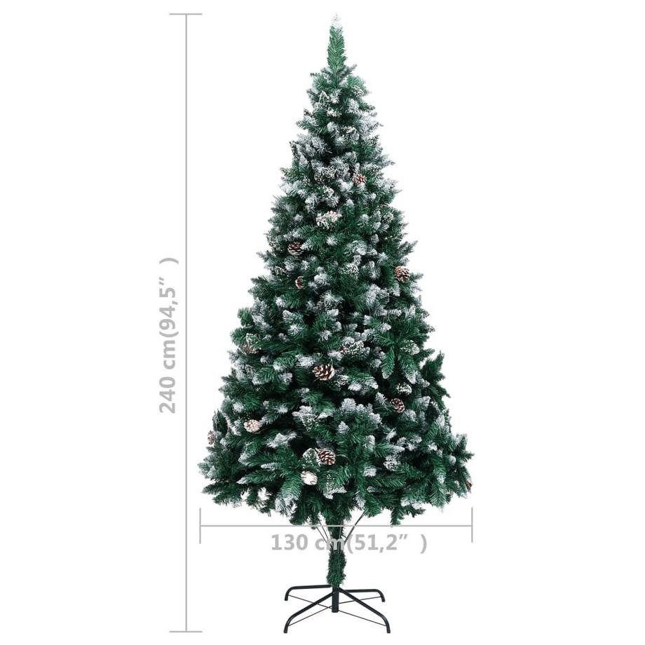 VidaXL Sapin de Noël artificiel avec Guirlande LED  