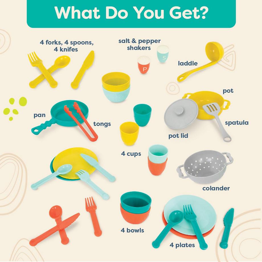 Activity-board  Kinderküche Zubehör Geschirr Spielküche Kinder Spielzeug Küchen Zubehör Lebensmittel Spielzeug 