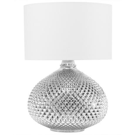 Beliani Lampe à poser en Verre Moderne MADON  