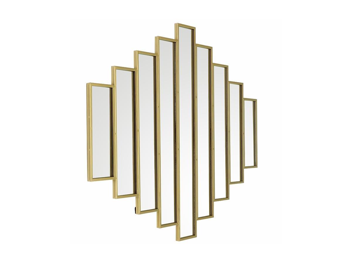 OZAIA Miroir Art Deco symétrique en métal GALICE  Doré  