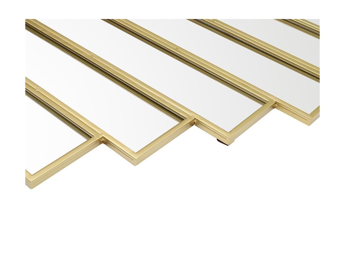 OZAIA Miroir Art Deco symétrique en métal GALICE  Doré  