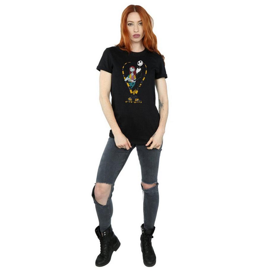 Disney Nightmare Before Christmas Jack e Sally Cuore T-Shirt  