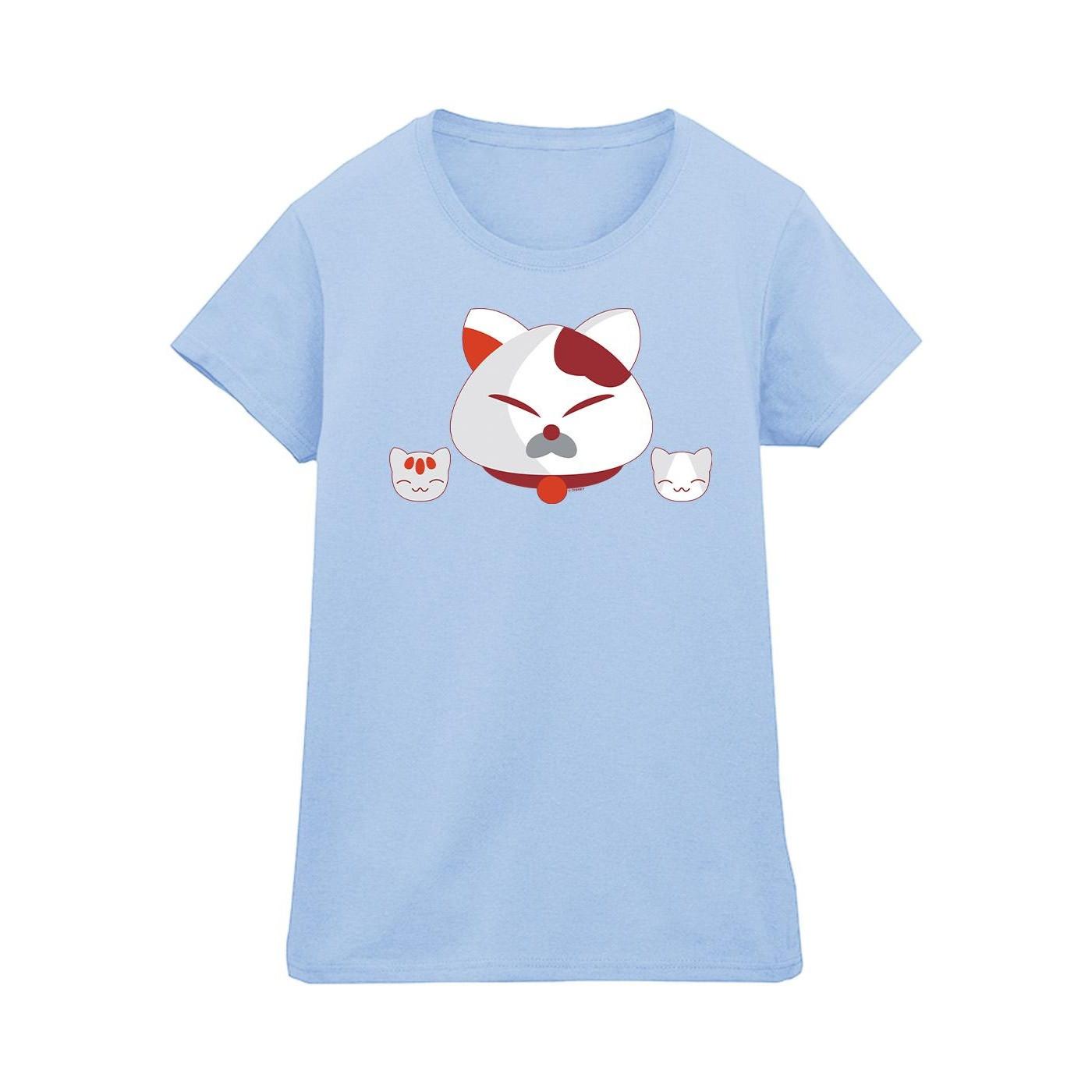 Image of Big Hero 6 Baymax Kitten Heads Tshirt Damen Blau L
