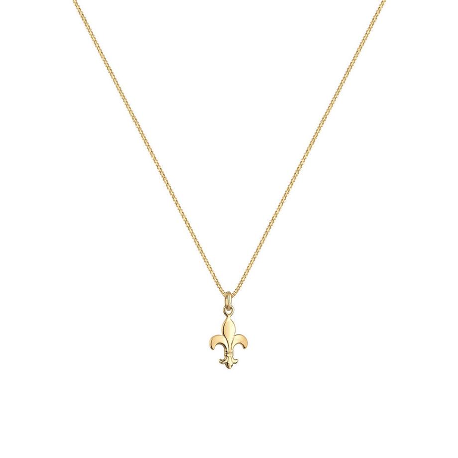 Elli  Collier Pendentif Iris Femme Lys Français 