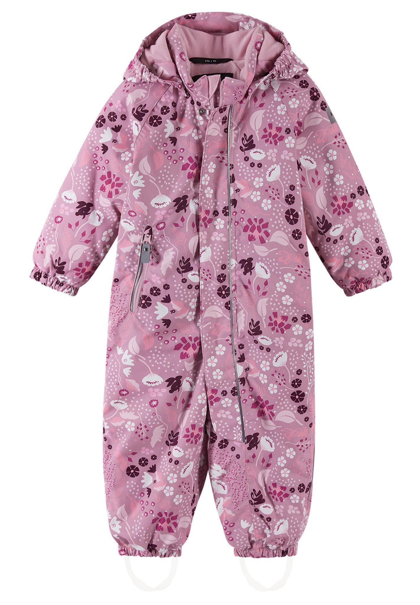 Image of Tec Kleinkinder Schneeanzug Puhuri Grey Pink Mädchen Rosa 80