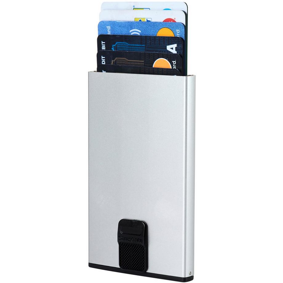 Portafoglio Alu Fit con RFID in alluminio