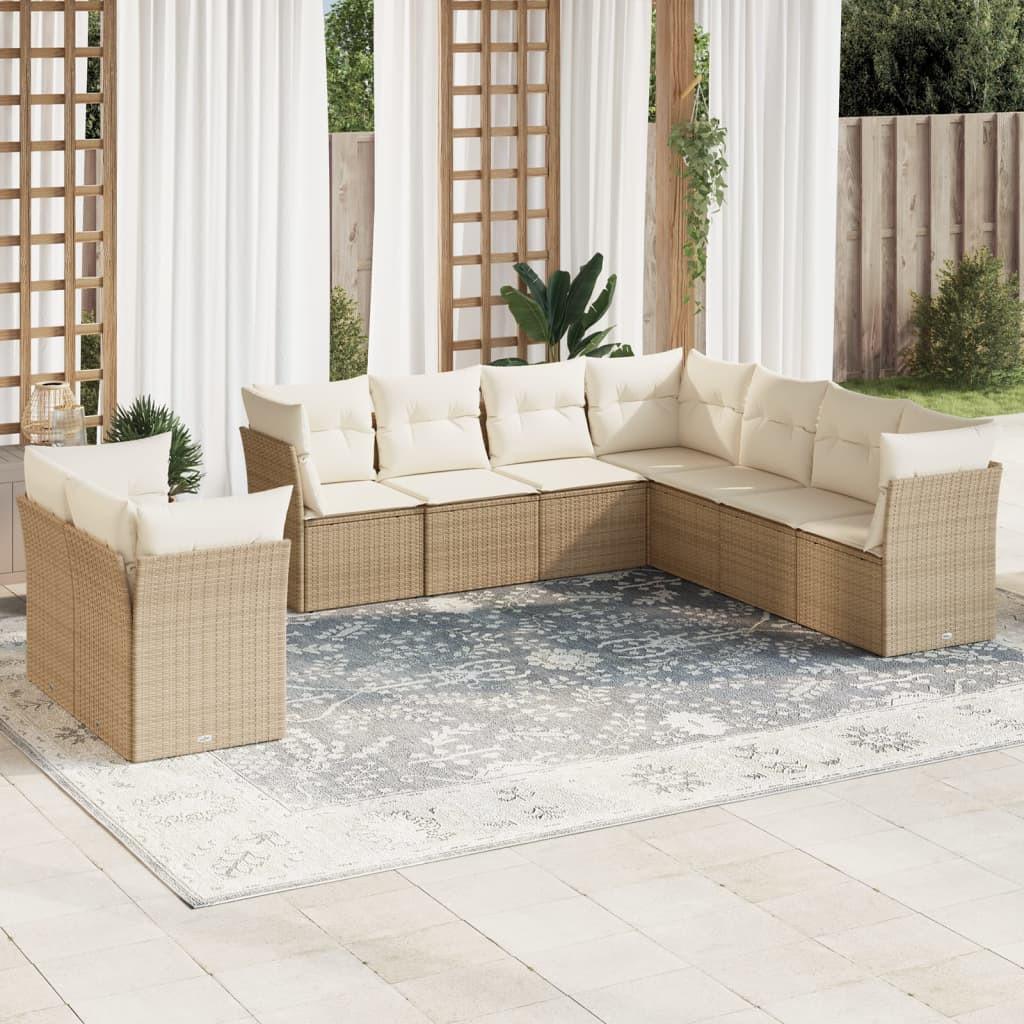 VidaXL Garten sofagarnitur poly-rattan  