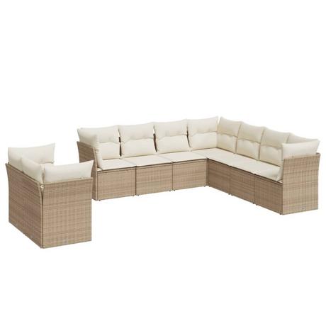 VidaXL Garten sofagarnitur poly-rattan  