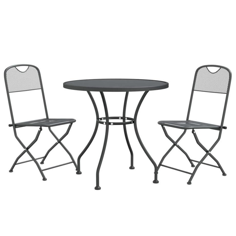 VidaXL Ensemble de salle à manger de jardin maille  