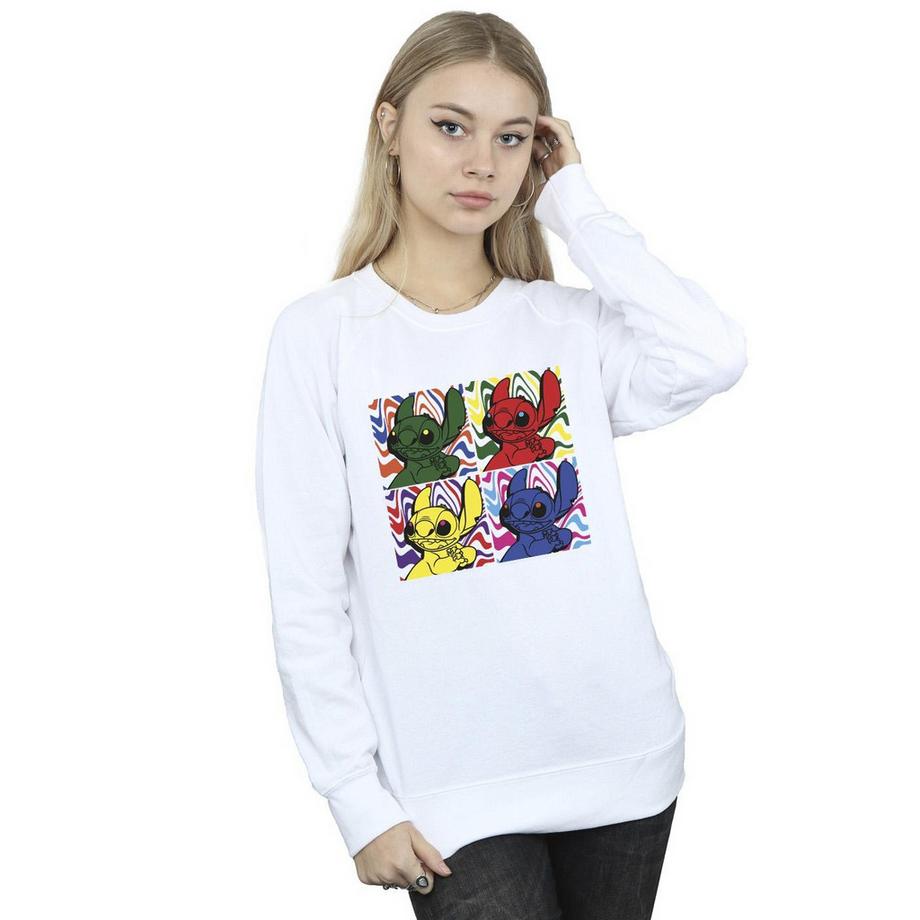 Disney Stitch Pop Art Print Sweatshirt  