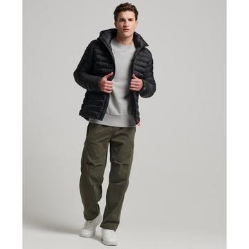 daunenjacke mit kapuze fuji sport