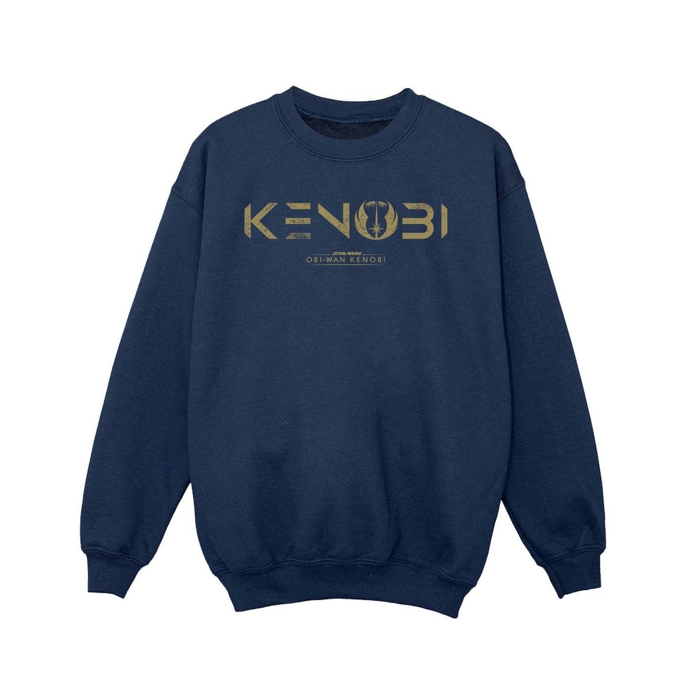 Image of Obiwan Kenobi Logo Sweatshirt Mädchen Marine 104