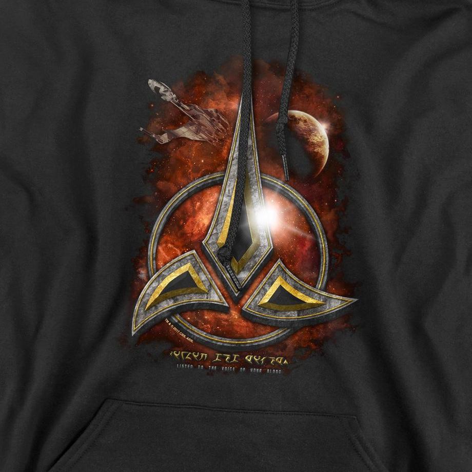 Star Trek Klingon Felpa con cappuccio  