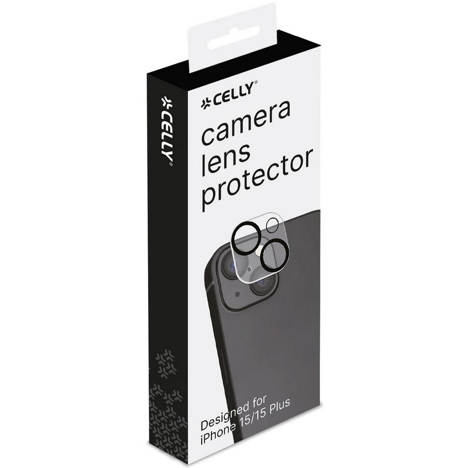 Celly  Cameralens Protection pour objectif d'appareil photo iPhone 15 / iPhone 15 Plus 