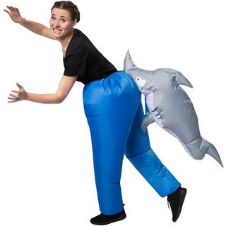 Tectake  Costume de requin gonflable adulte unisexe 