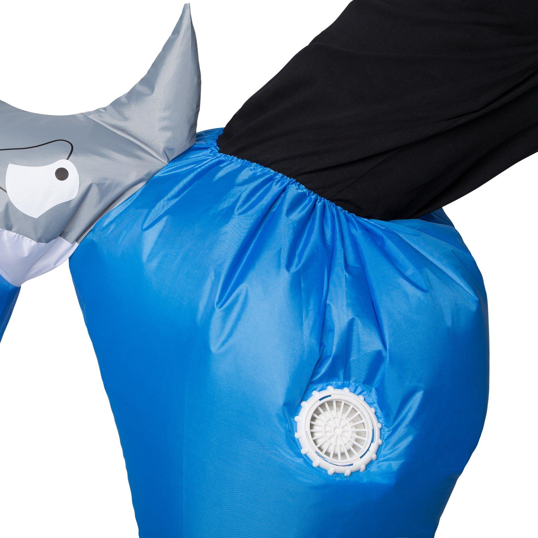 Tectake  Costume de requin gonflable adulte unisexe 