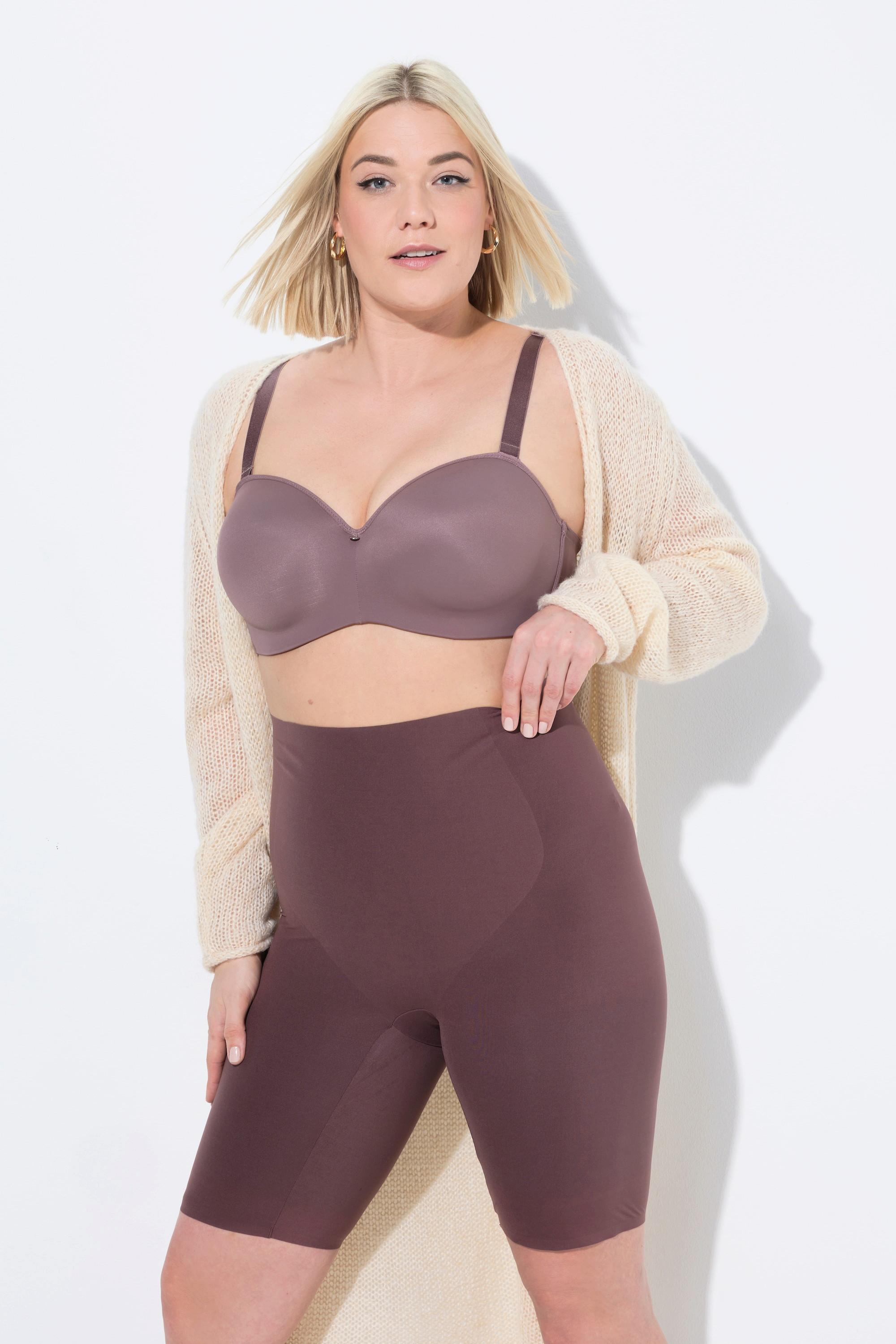 Ulla Popken Bermuda gainant coupe longue bords plats  