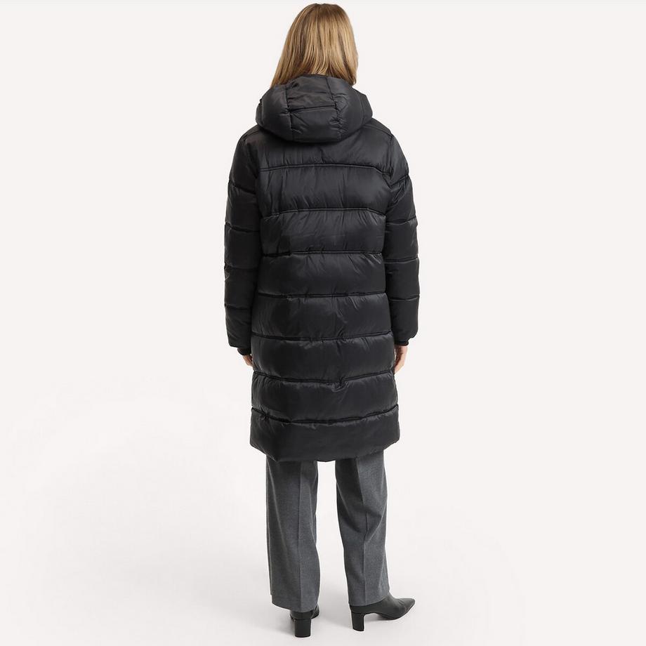 La Redoute Collections Piumino lungo con cappuccio fisso e cerniera  