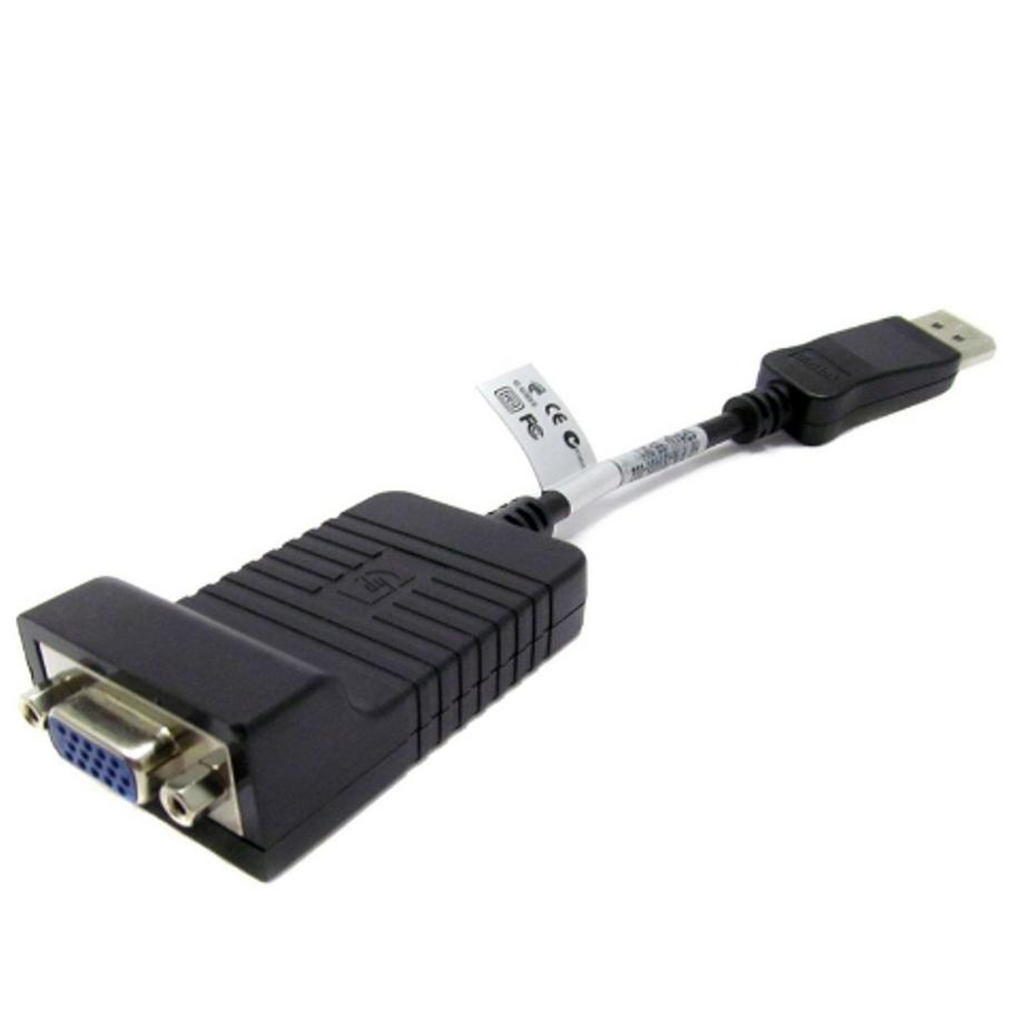 HP 753745-001 Videokabeladapter 0,2 m DisplayPort VGA Schwarz