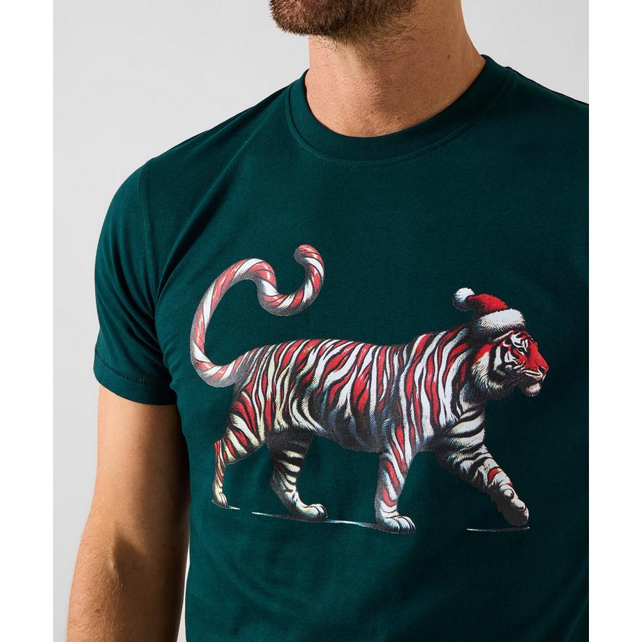 Joe Browns T-Shirt mit Tiger- und Zuckerstangenmotiv  