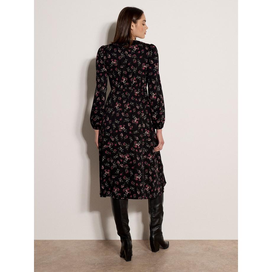 APRICOT Midi-Kleid mit Blumenprint  