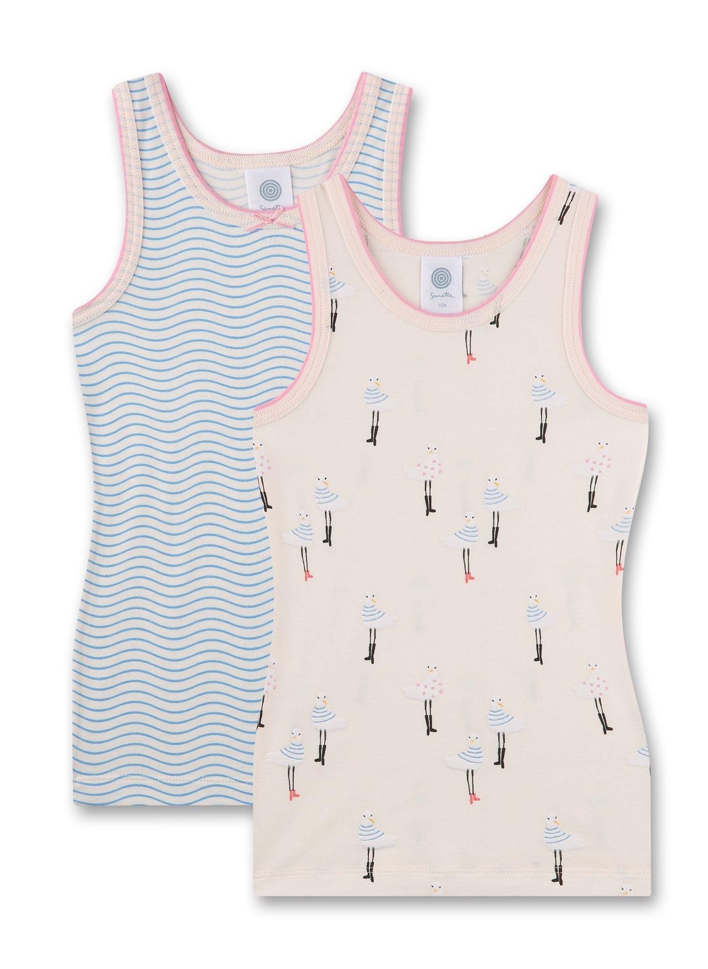 Image of Mädchen-unterhemd (doppelpack) Möwe Mädchen Multicolor 92