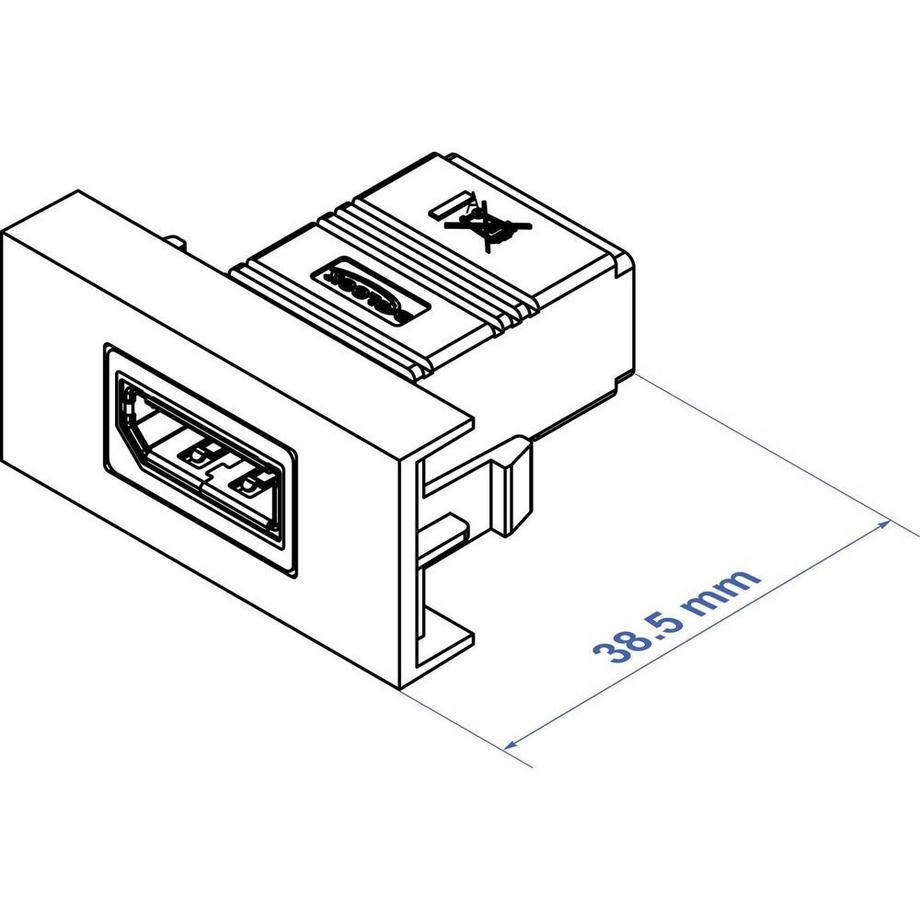 DeLock  Adaptateur  DisplayPort - DisplayPort 