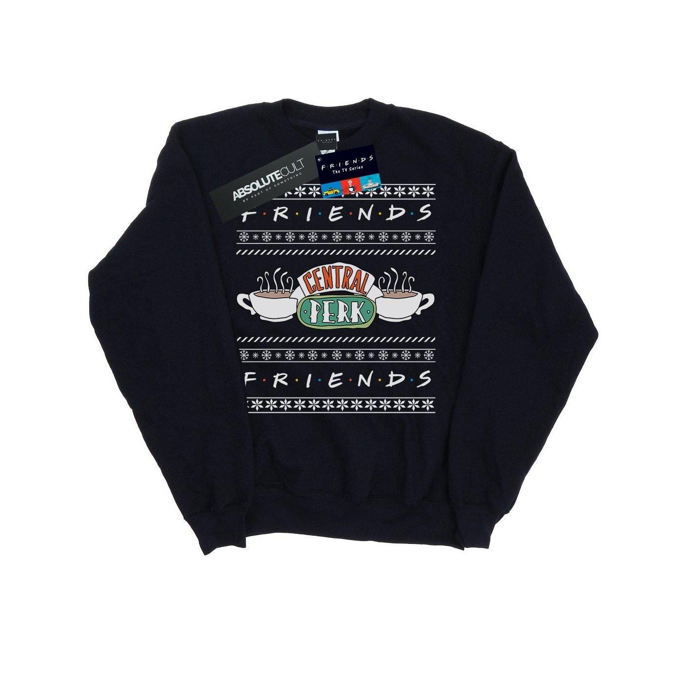 Image of Fair Isle Central Perk Sweatshirt Jungen Marine 128