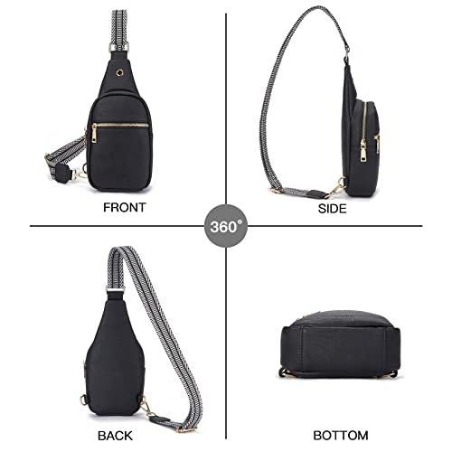 Only-bags.store PU Leder Sling Bag Crossbody Kleine Umhängetasche  