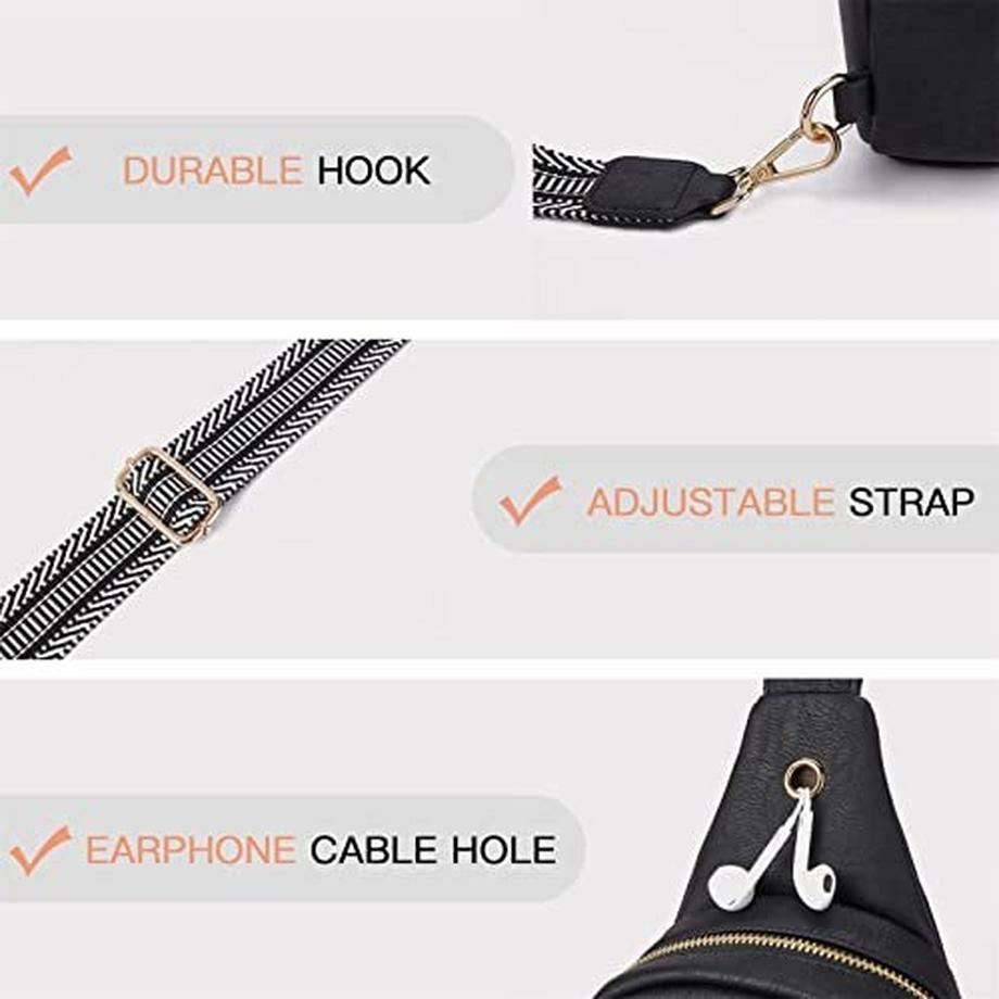 Only-bags.store Borsa a tracolla in pelle PU piccola borsa a spalla  