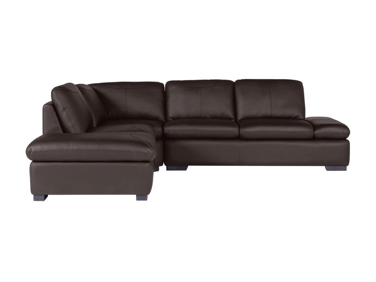 Vente-unique Ecksofa Leder ONYX II Ecke Links  