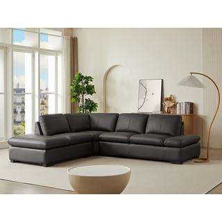 Vente-unique Ecksofa Leder ONYX II Ecke Links  