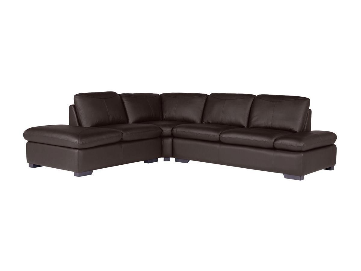 Vente-unique Ecksofa Leder ONYX II Ecke Links  