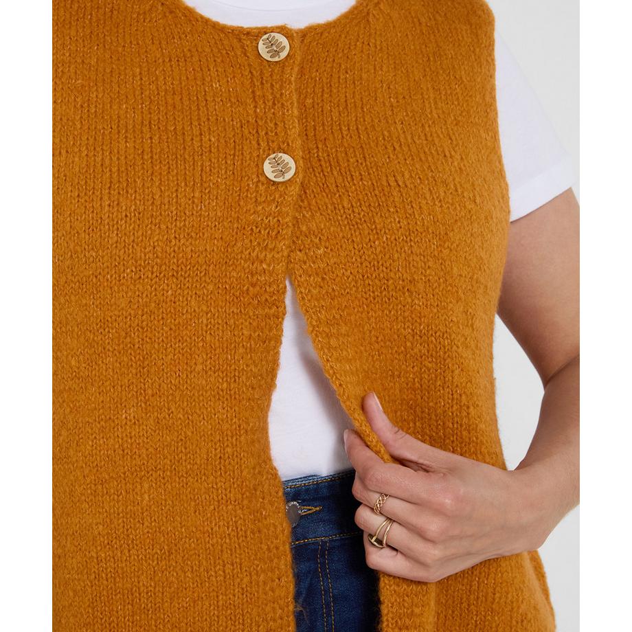 Joe Browns Pull Sans Manches en Maille à Double Boutonnage Loretta  
