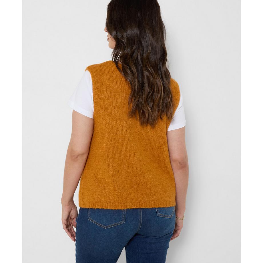 Joe Browns Pull Sans Manches en Maille à Double Boutonnage Loretta  