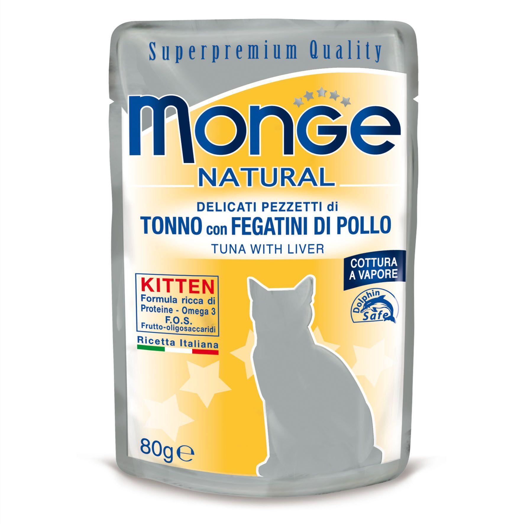 Monge  Naturale per gattini di tonno - Multipack 