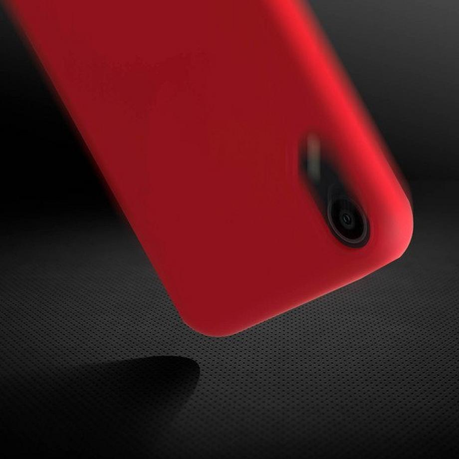 Avizar  Coque Soft Touch iPhone XR Rouge 