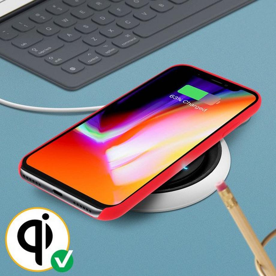 Avizar  Coque Soft Touch iPhone XR Rouge 