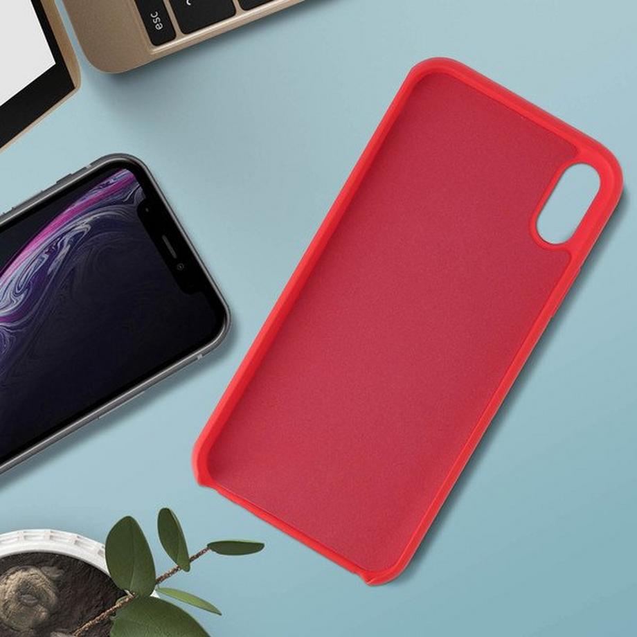Avizar  Coque Soft Touch iPhone XR Rouge 