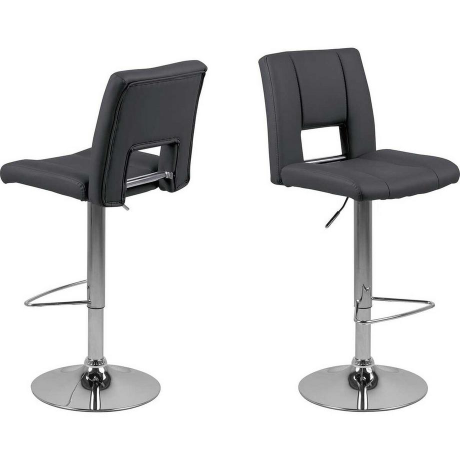 Sgabello da bar Maja grigio (1 pezzo)