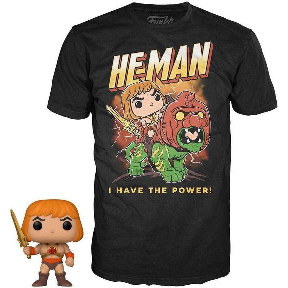 Funko  Funko Pop ! MOTU : He-Man GITD (991) Excl w/ T-Shirt (M) 