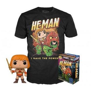 Funko  Funko Pop ! MOTU : He-Man GITD (991) Excl w/ T-Shirt (M) 