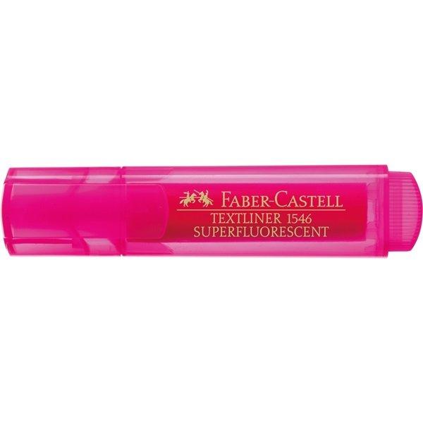 Faber-Castell  Faber-Castell TEXTLINER 1546 marqueur 1 pièce(s) Pointe fine/biseautée Rose 