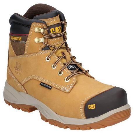 Caterpillar  Spiro Wasserfeste Safety Lederstiefel 