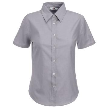 LadyFit Oxford Bluse, Kurzarm