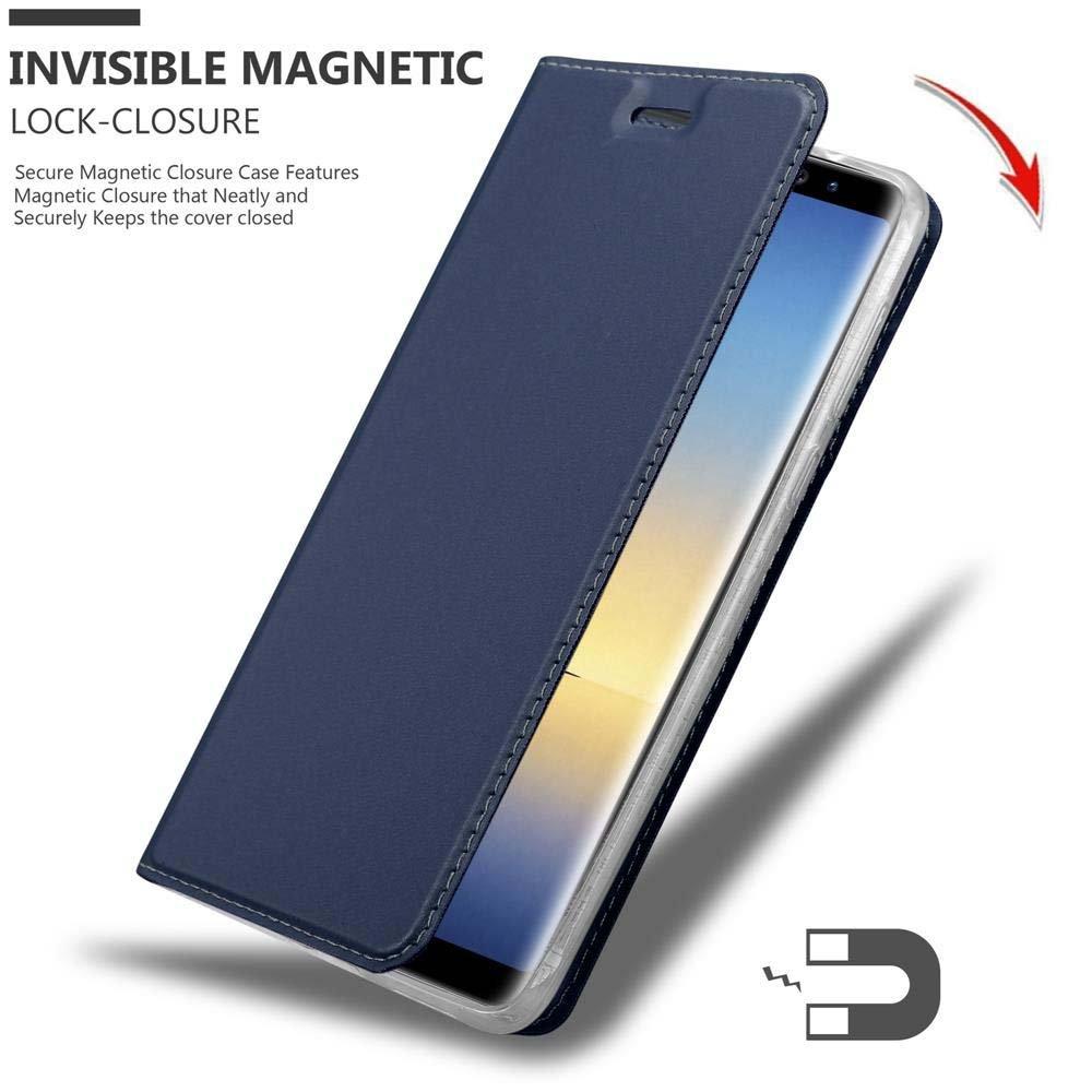 Cadorabo  Hülle für Samsung Galaxy NOTE 8 Magnetverschluss, Kartenfach 